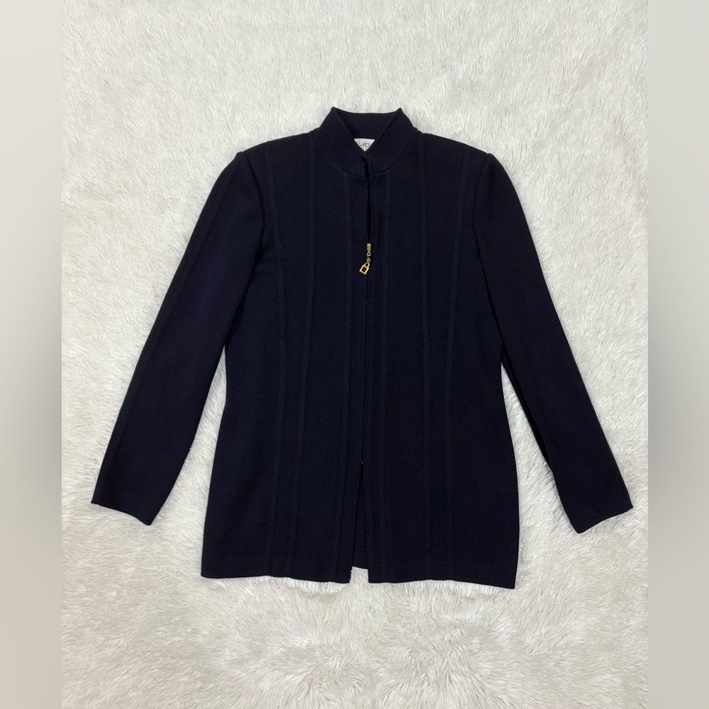 St. John navy Knit Jacket